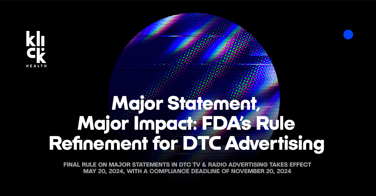 MAJOR STATEMENT MAJOR IMPACT